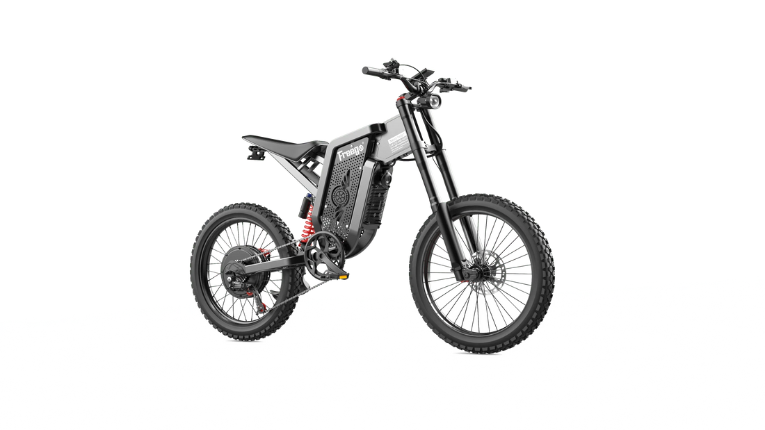 X2 Pro electric bike with city and off-road modes, sleek black design, street-legal speed features