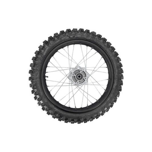 freego Pre Assembled Rear Wheel Kit with Motor Rim Spokes Tire and Tube