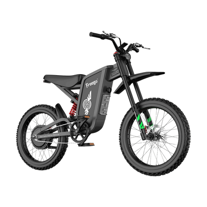 Freego X2 Pro electric dirt bike in a right-facing three-quarter view
