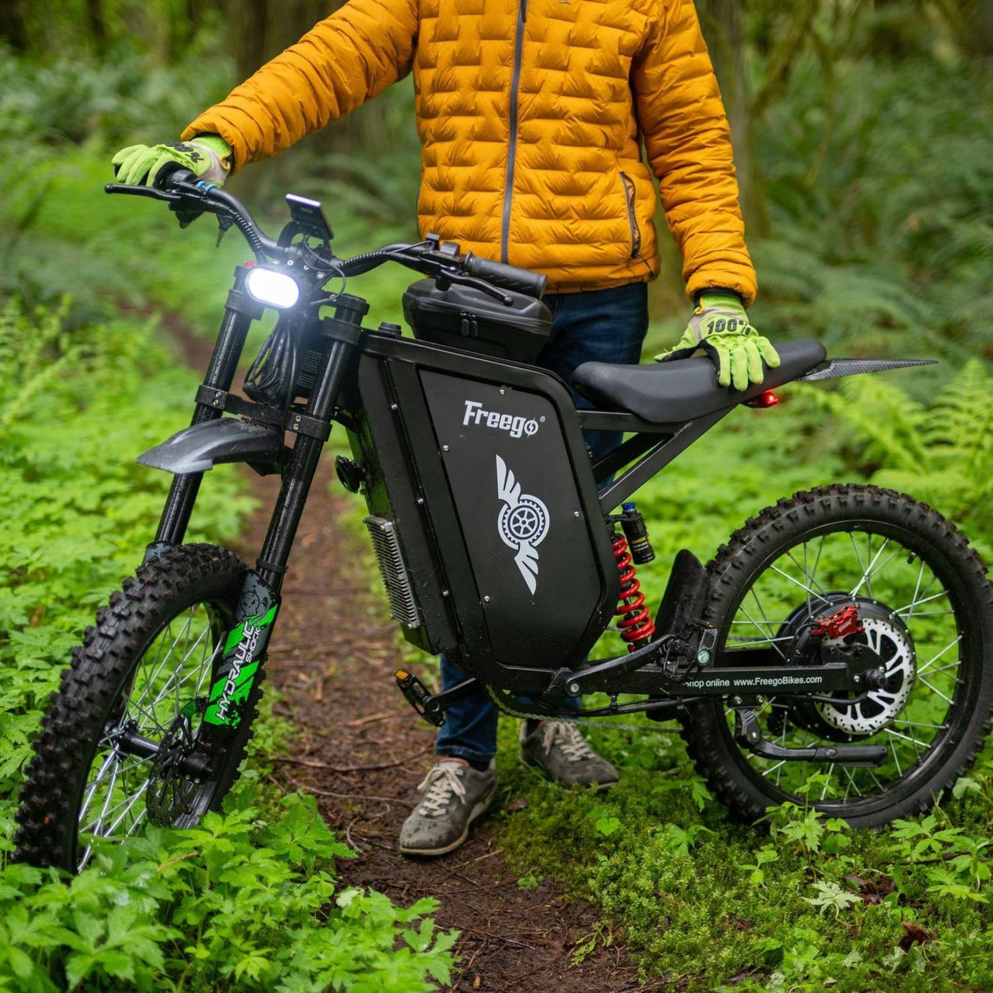 Freego X3 Pro All-Terrain Electric Dirt Bike with Pedals