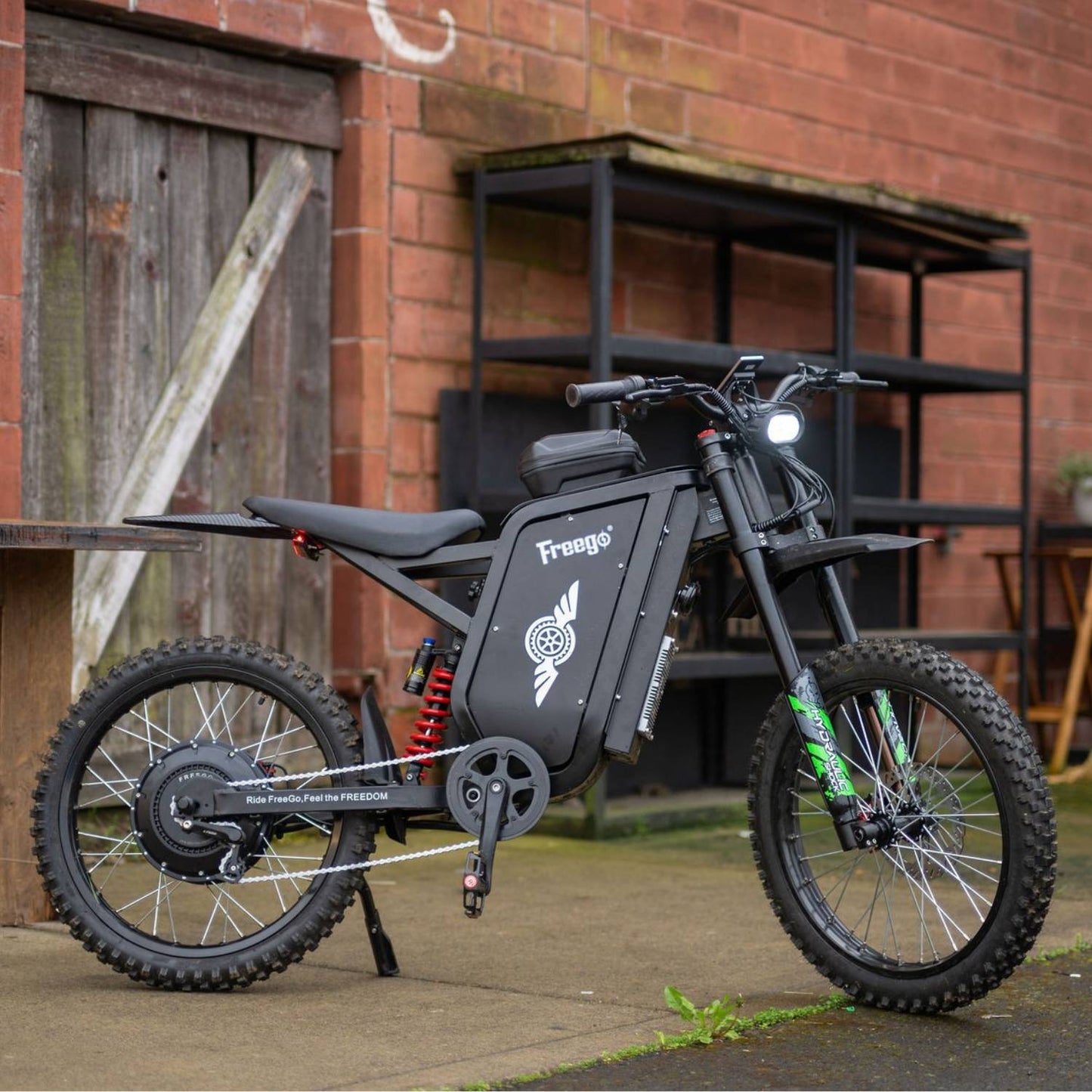 Freego X3 Pro All-Terrain Electric Dirt Bike with Pedals